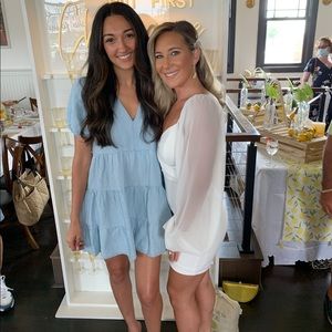 ZARA Denim Babydoll Dress